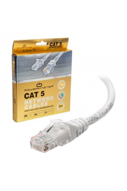 POWERMASTER 10 METRE GRİ KUTULU CAT5 KABLO