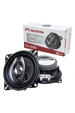 Premio TS-1338 280 Watt 5'' 13 Cm Tweeterli Oto Hoparlör 2'li Takım