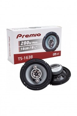 Premıo TS-1638 240 Watt 16 cm Tweeterlı Oto Hoparlör 2li Takım